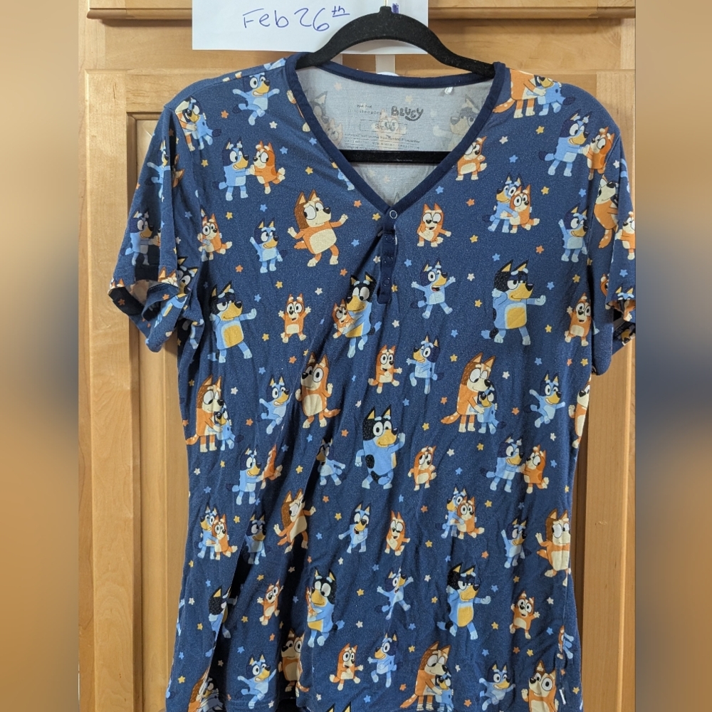 Little Sleepies Bluey Women's Top